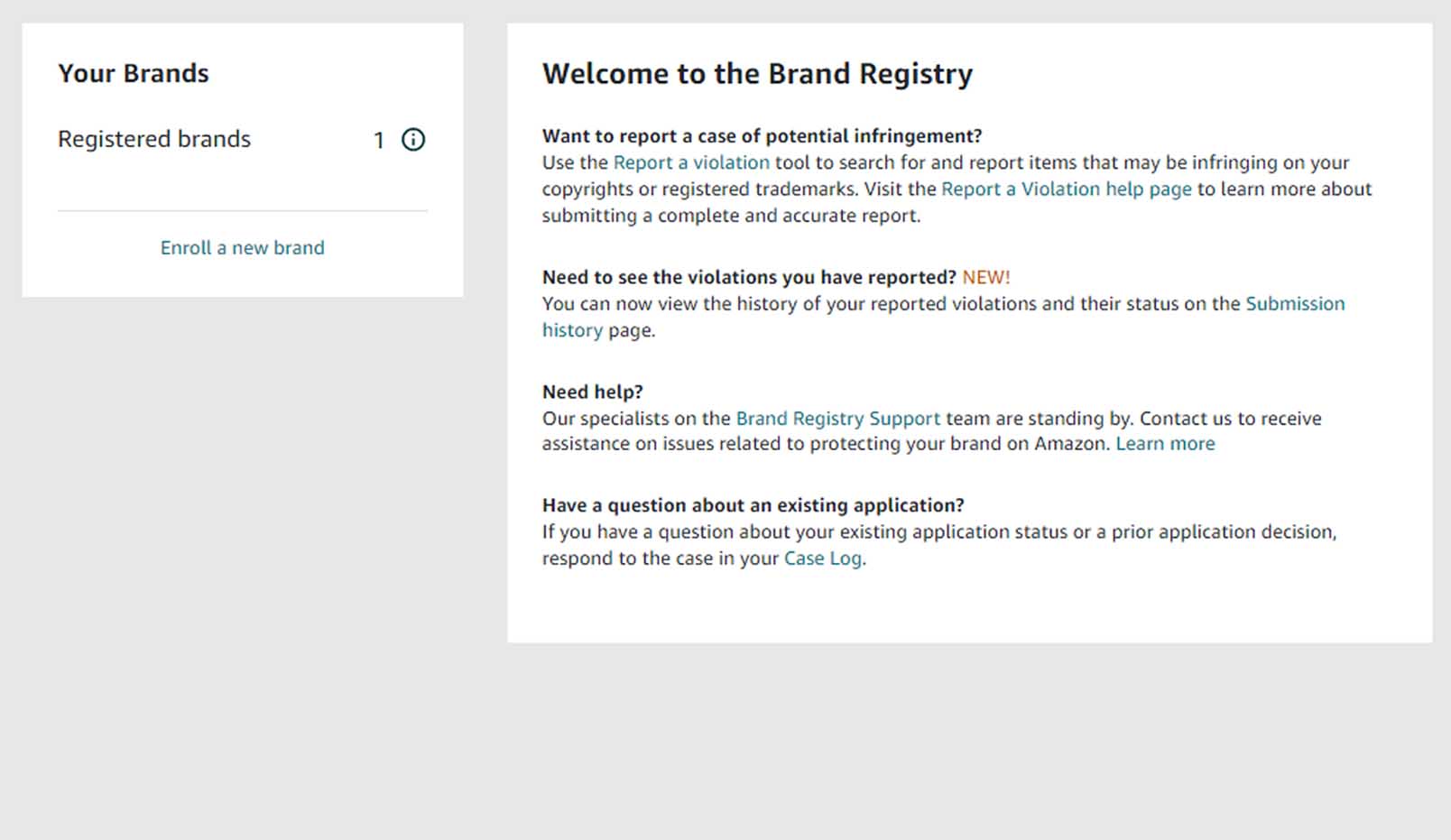 Amazon Brand Registry Support – Vision Executors